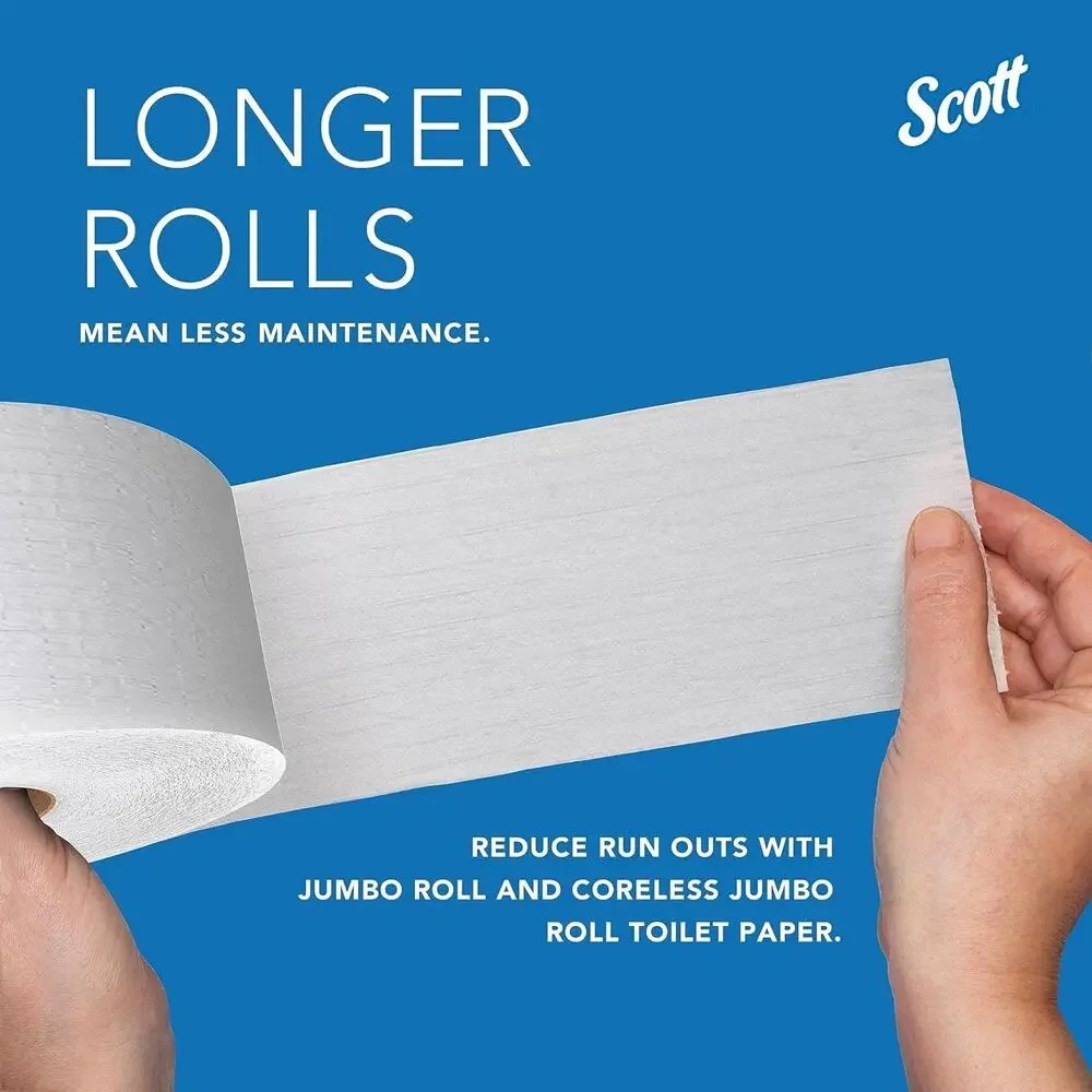 Scott 09602-04 Essential Coreless Jumbo Roll Tissue Dispenser for Business 14